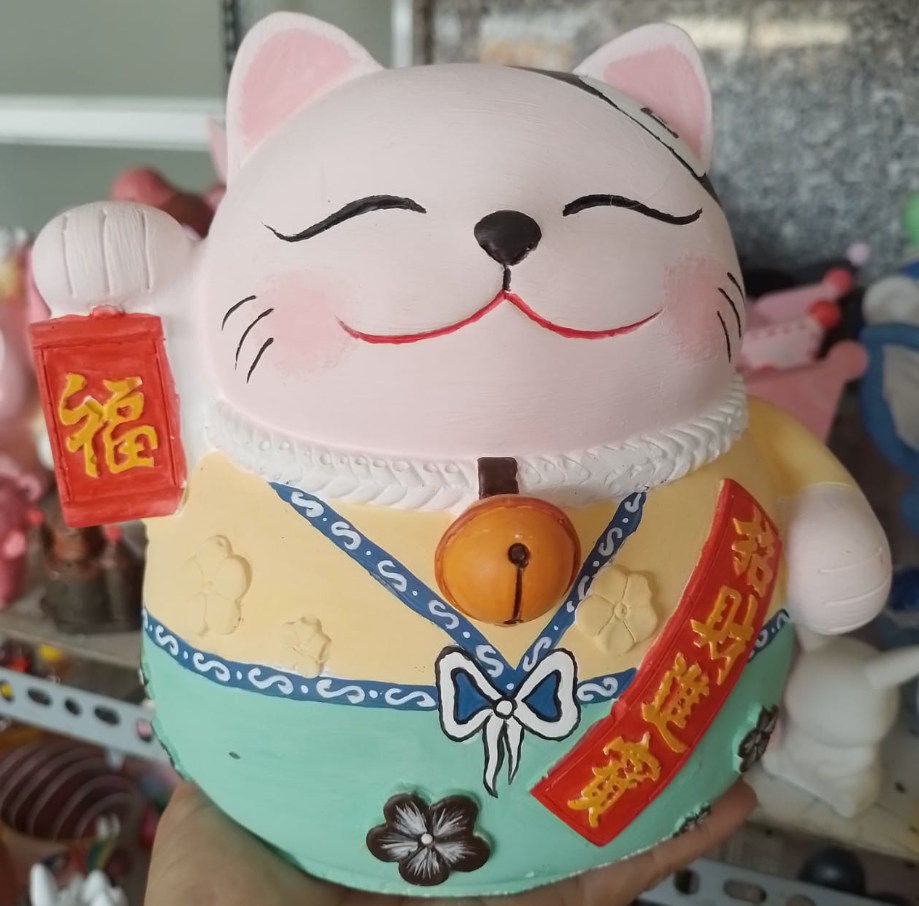 Mèo Thần Tài Tụ Bảo Bồn